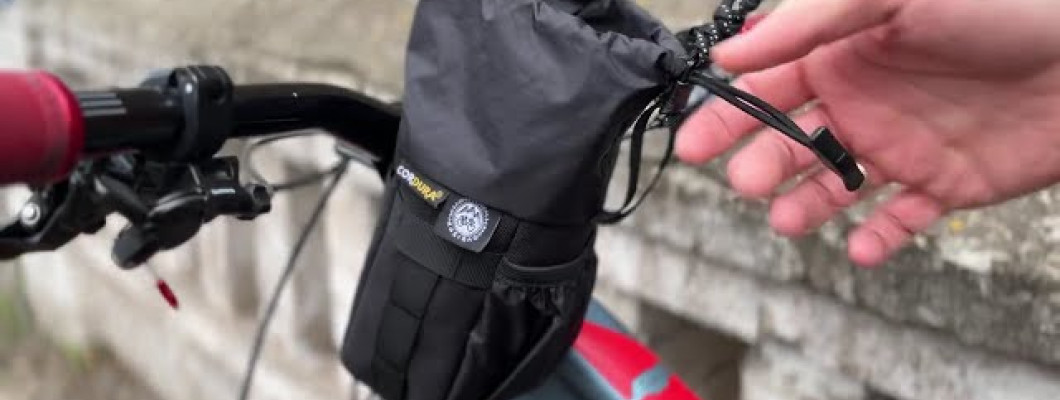 Відео Огляд Сумка на кермо KasyBag Pocket Pack One hand Mini [Total-Black]