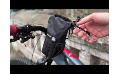 Відео Огляд Сумка на кермо KasyBag Pocket Pack One hand Mini [Total-Black]