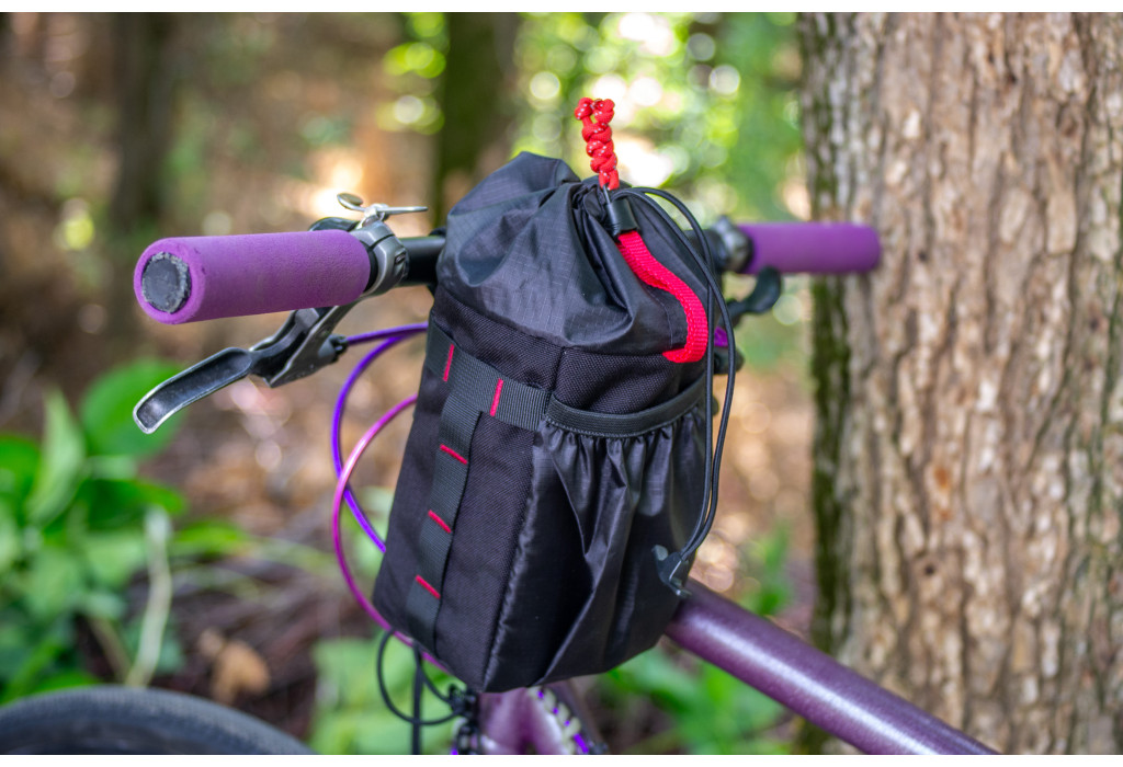 Сумка на кермо KasyBag Pocket Pack One hand [Black Red]