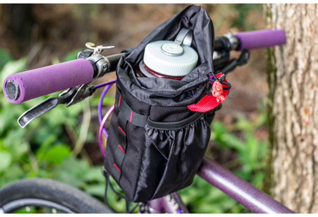 Сумка на кермо KasyBag Pocket Pack One hand [Black Red]
