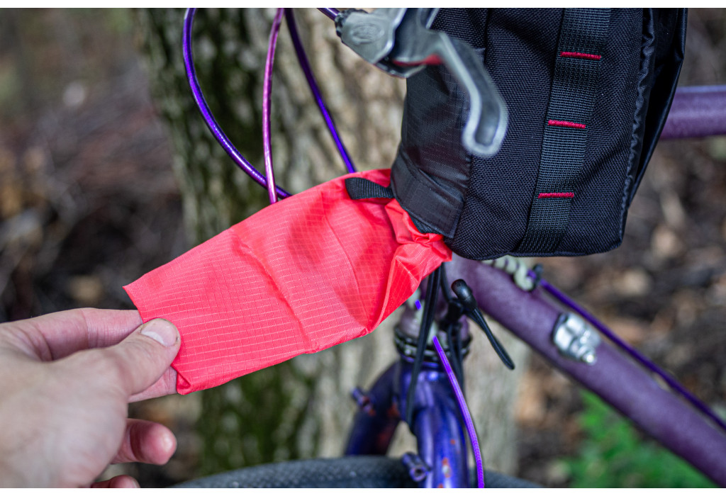 Сумка на кермо KasyBag Pocket Pack One hand [Black Red]