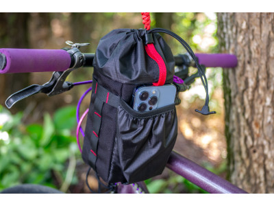 Сумка на кермо KasyBag Pocket Pack One hand [Black Red]