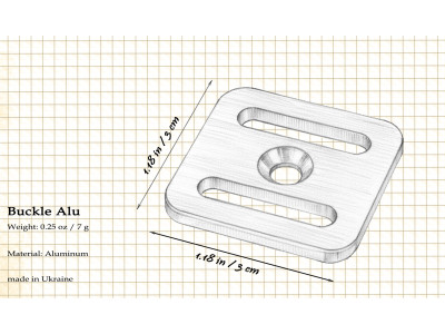 Пряжка KasyBag Buckle Alu