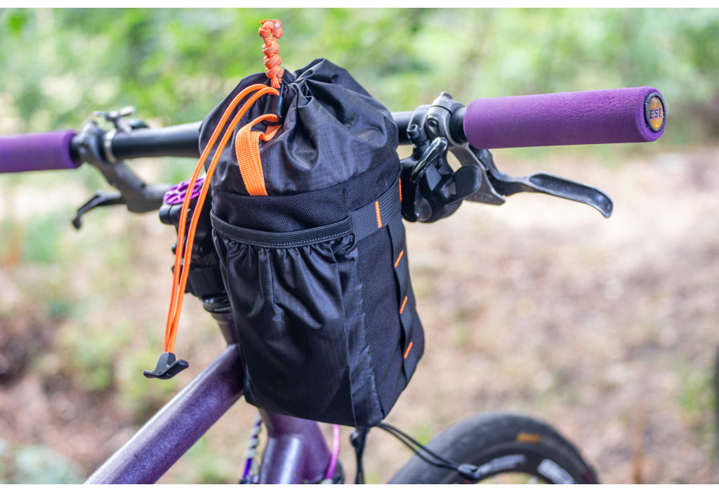 Сумка на кермо KasyBag Pocket Pack One hand [Black Orange]