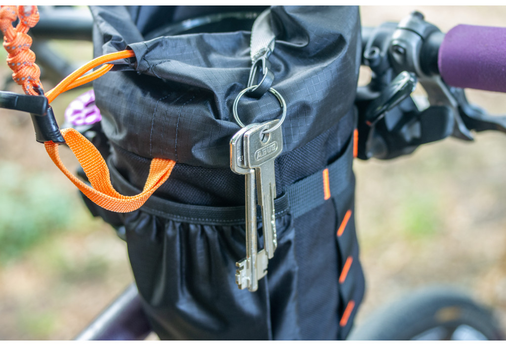 Сумка на кермо KasyBag Pocket Pack One hand [Black Orange]