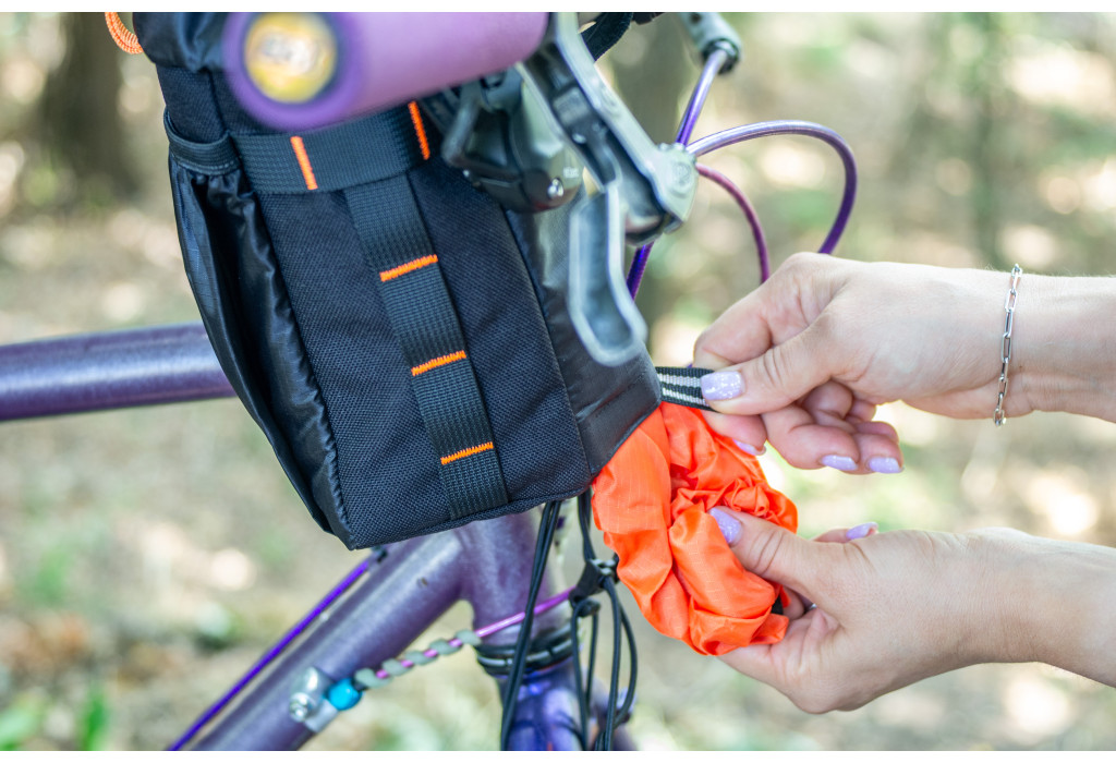 Сумка на кермо KasyBag Pocket Pack One hand [Black Orange]