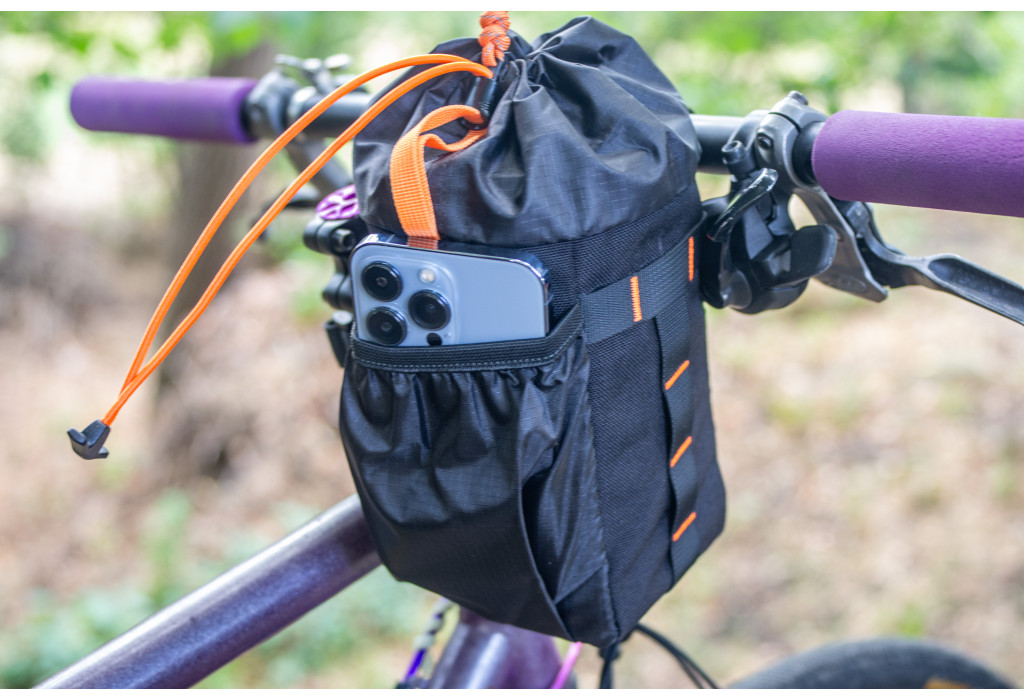 Сумка на кермо KasyBag Pocket Pack One hand [Black Orange]