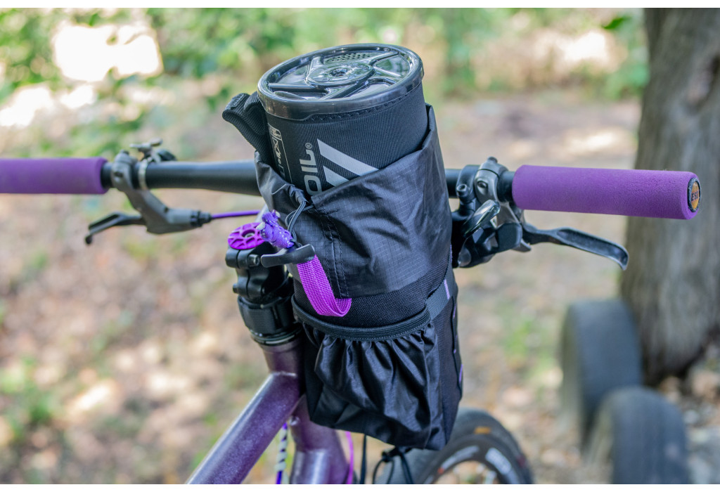 Сумка на кермо KasyBag Pocket Pack One hand [Black Purple]