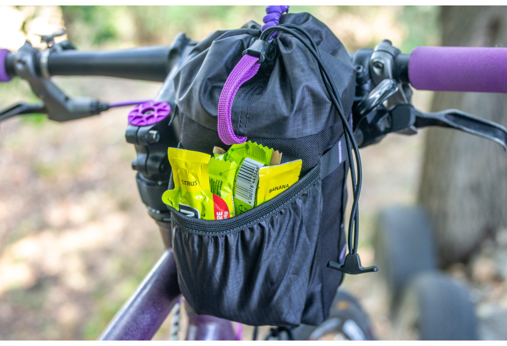 Сумка на кермо KasyBag Pocket Pack One hand [Black Purple]