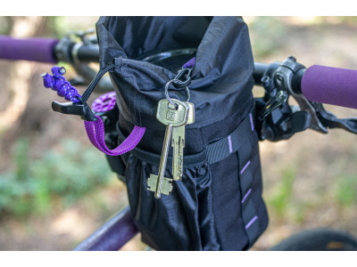 Сумка на кермо KasyBag Pocket Pack One hand [Black Purple]