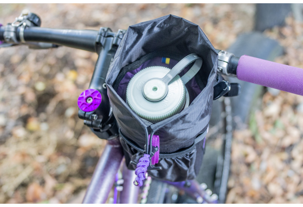 Сумка на кермо KasyBag Pocket Pack One hand [Black Purple]