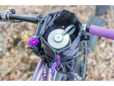 Сумка на кермо KasyBag Pocket Pack One hand [Black Purple]