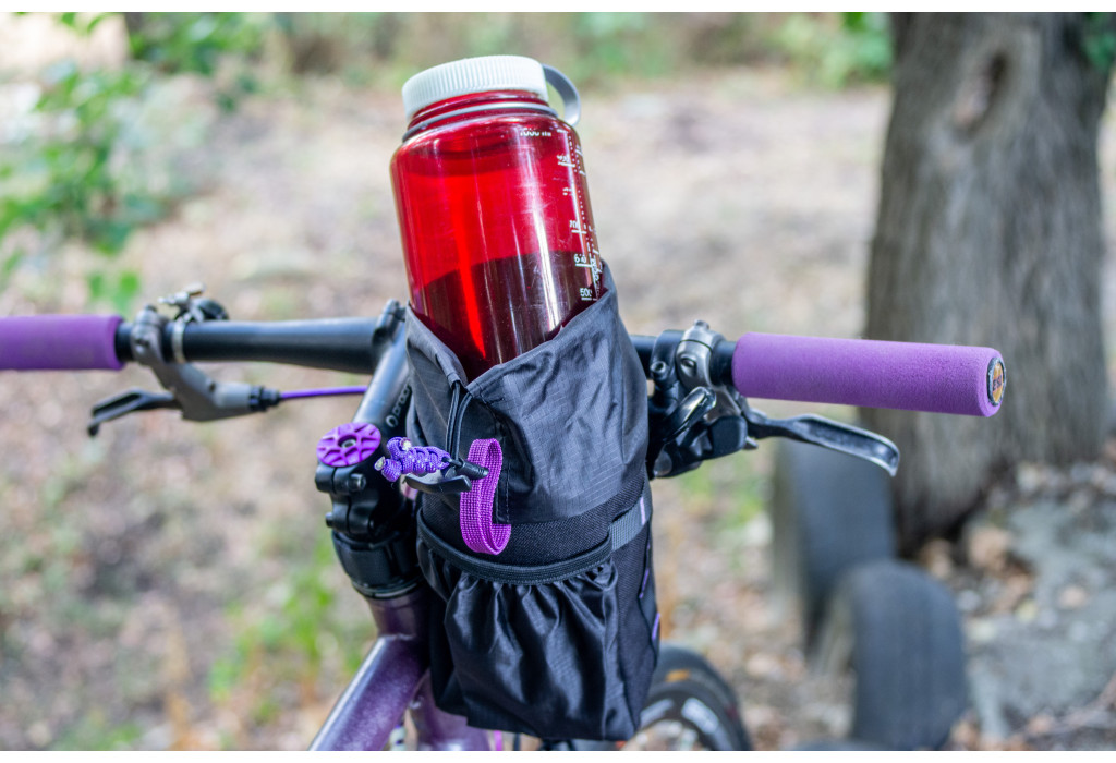 Сумка на кермо KasyBag Pocket Pack One hand [Black Purple]