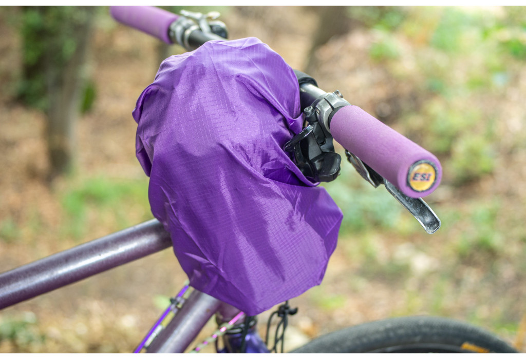 Сумка на кермо KasyBag Pocket Pack One hand [Black Purple]