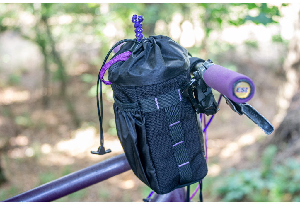 Сумка на кермо KasyBag Pocket Pack One hand [Black Purple]