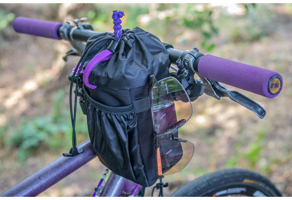 Сумка на кермо KasyBag Pocket Pack One hand [Black Purple]