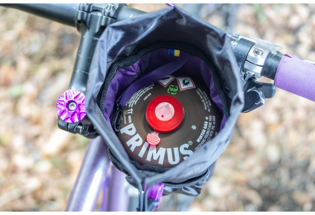 Сумка на кермо KasyBag Pocket Pack One hand [Black Purple]