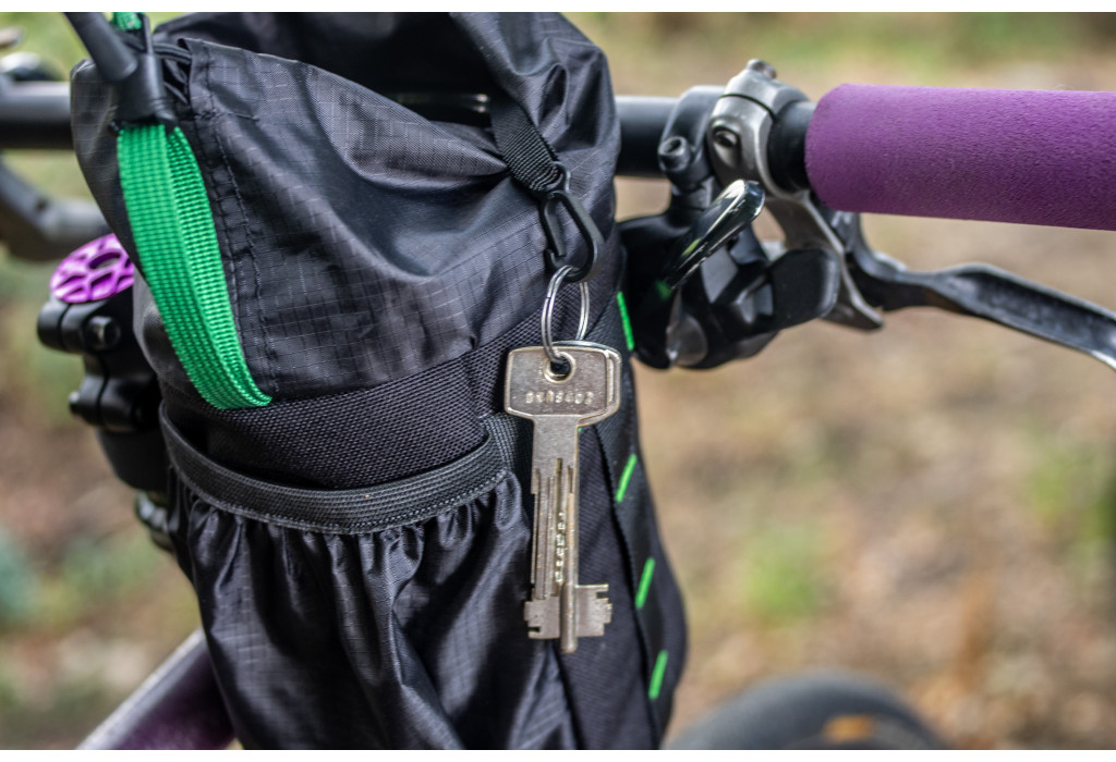Сумка на кермо KasyBag Pocket Pack One hand [Black Green]