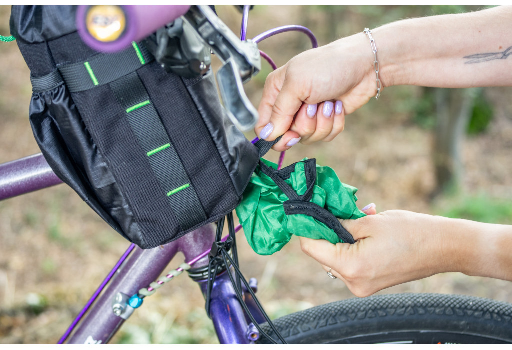Сумка на кермо KasyBag Pocket Pack One hand [Black Green]