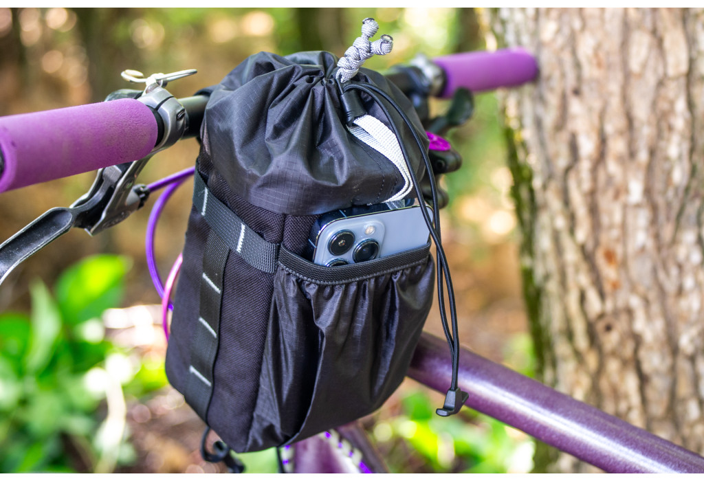 Сумка на кермо KasyBag Pocket Pack One hand [Black Gray]