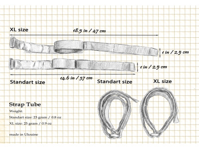 Кріплення для камери KasyBag Strap Tube [White Zebra]
