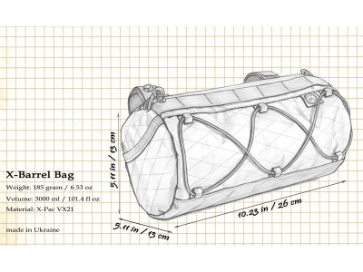 Сумка на кермо KasyBag X-Barrel Bag [Green-Green]