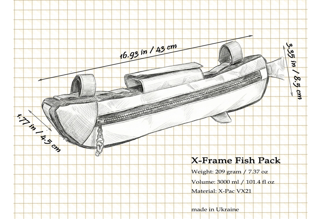 Внутрішньорамна сумка KasyBag X-Frame Fish Pack [CUSTOM]