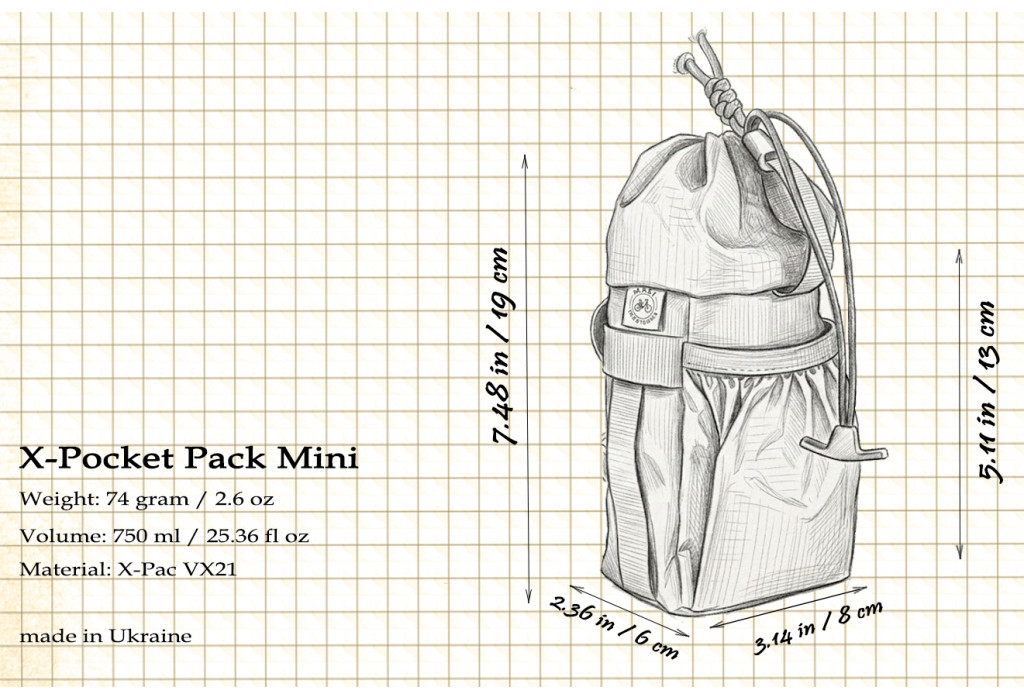 Сумка на кермо KasyBag X-Pocket Pack One hand Mini [Total Black]