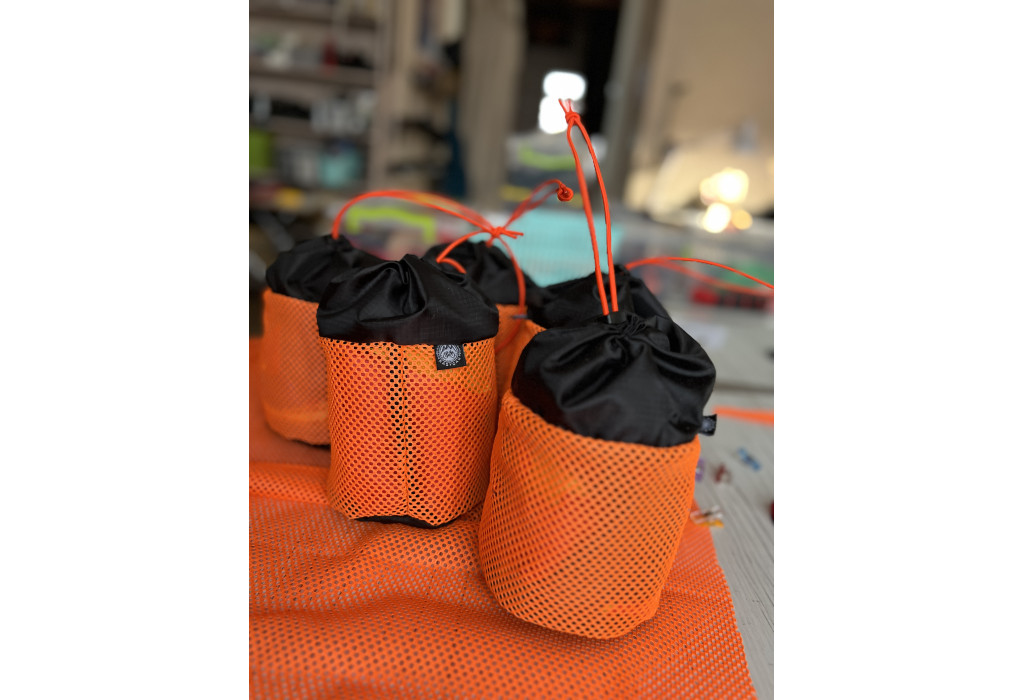 Пакувальний мішок-тубус KasyBag Mesh Cylinder (Orange)