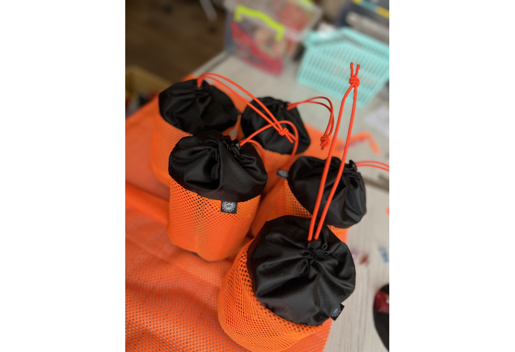 Пакувальний мішок-тубус KasyBag Mesh Cylinder (Orange)
