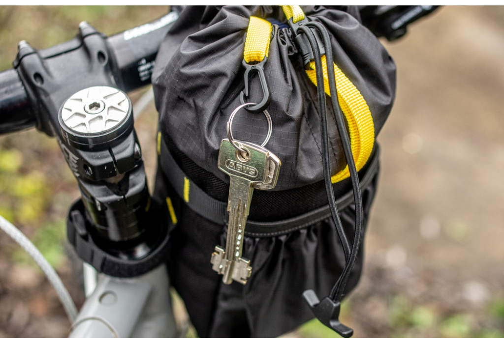 Сумка на кермо KasyBag Pocket Pack One hand [Black Yellow]