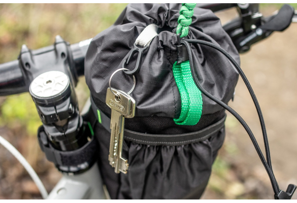 Сумка на кермо KasyBag Pocket Pack One hand [Black Green]