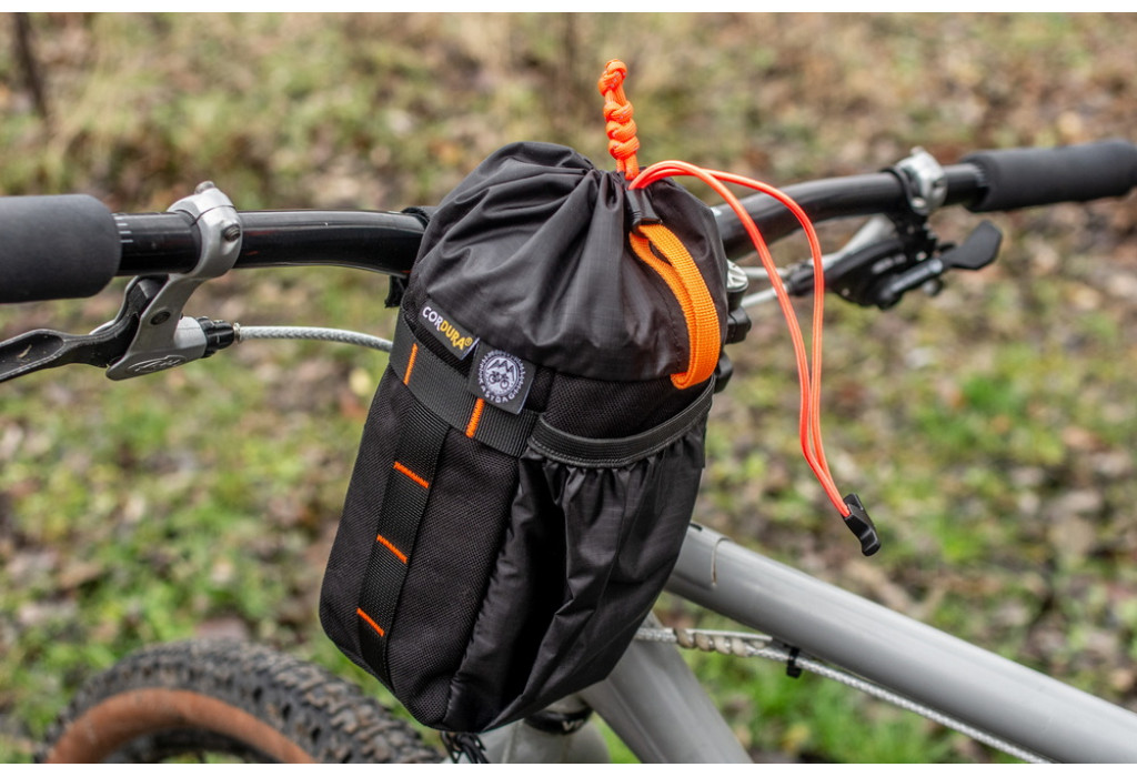 Сумка на кермо KasyBag Pocket Pack One hand [Black Orange]
