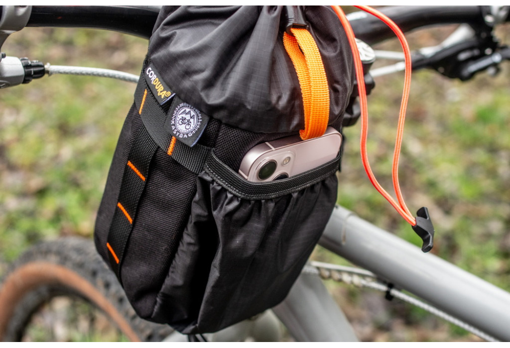 Сумка на кермо KasyBag Pocket Pack One hand [Black Orange]
