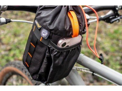 Сумка на кермо KasyBag Pocket Pack One hand [Black Orange]