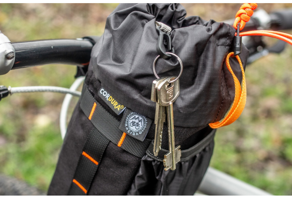 Сумка на кермо KasyBag Pocket Pack One hand [Black Orange]