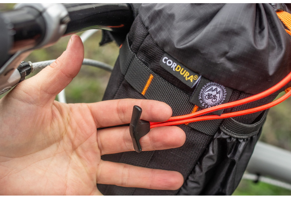 Сумка на кермо KasyBag Pocket Pack One hand [Black Orange]