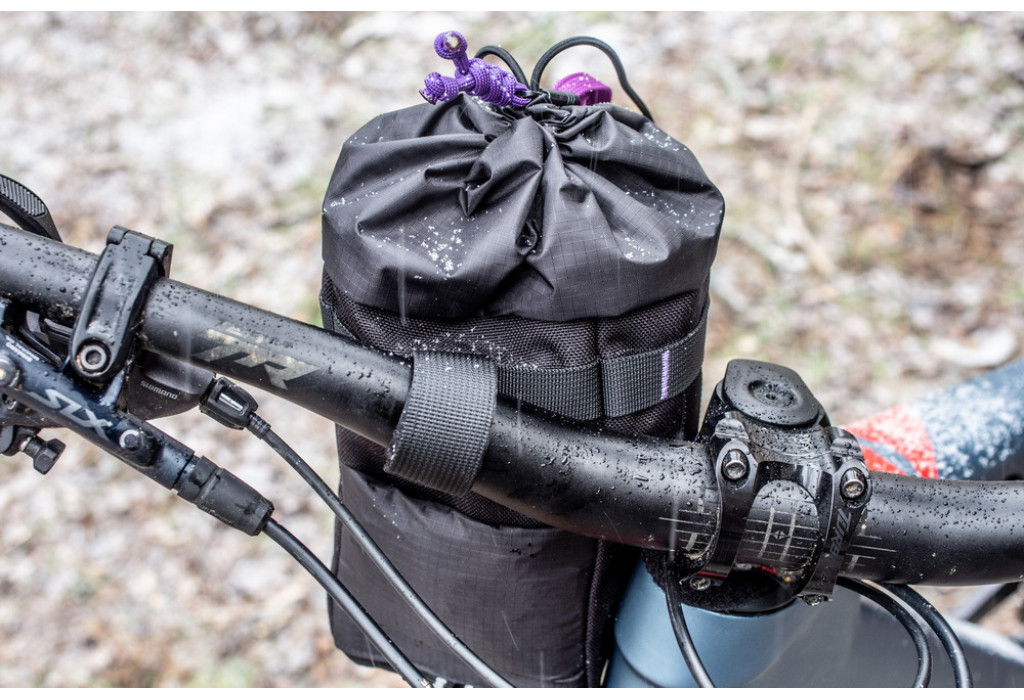 Сумка на кермо KasyBag Pocket Pack One hand [Black Purple]
