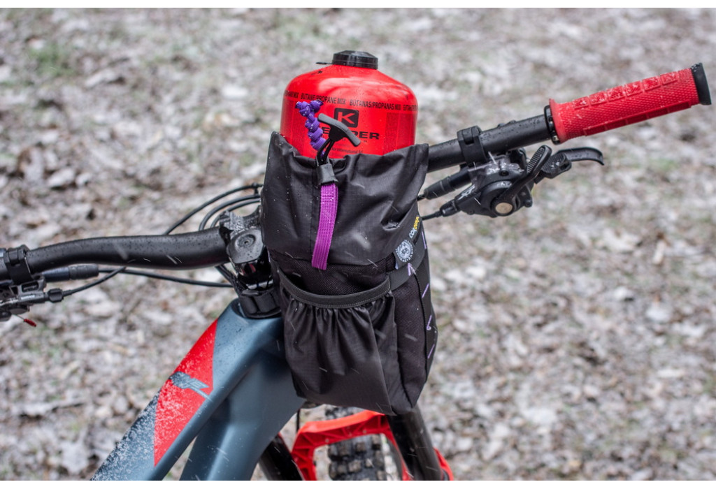Сумка на кермо KasyBag Pocket Pack One hand [Black Purple]