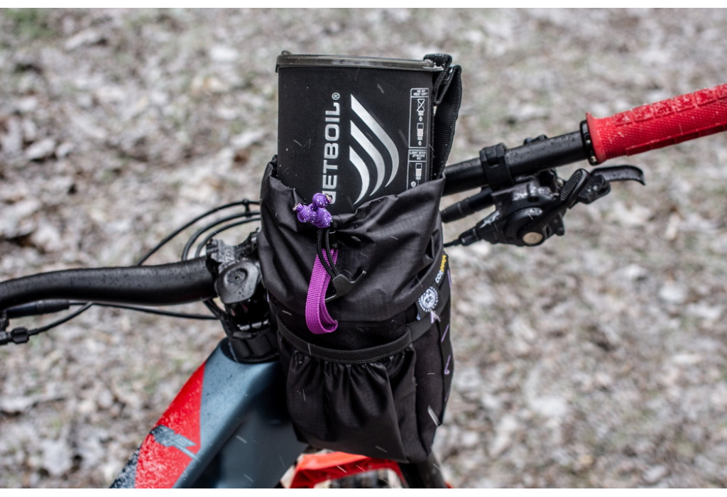 Сумка на кермо KasyBag Pocket Pack One hand [Black Purple]
