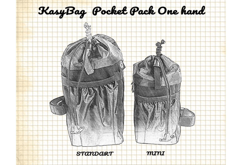 Сумка на кермо KasyBag Pocket Pack One hand Mini [Total Black]