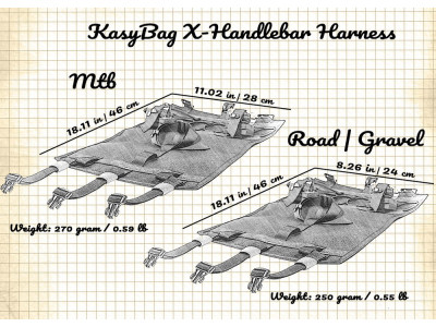 Система на кермо KasyBag Handlebar X-Harness ROAD
