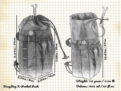 Сумка на кермо KasyBag X-Pocket Pack One hand [Toucan]